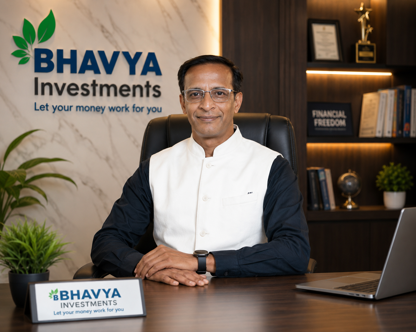 Bhavya Investments founder — trusted financial advisor